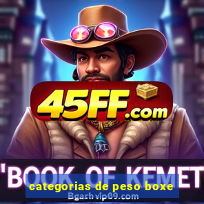 categorias de peso boxe